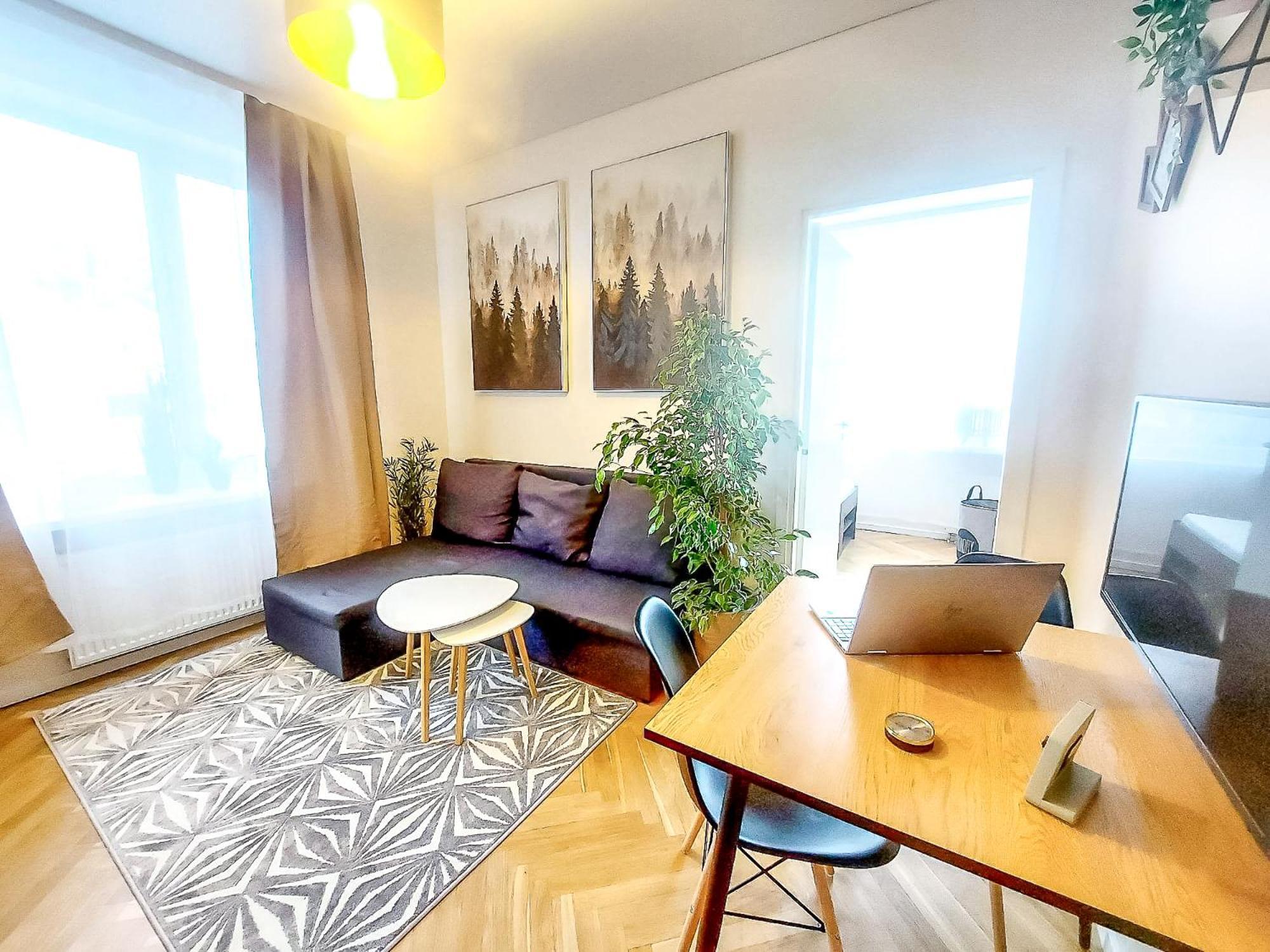 Apartment Cofy - Near-centrally Located, Quiet District, Air-conditioning, Free Parking, 24-7 Express Check-in-out, Close To Nature, Everything Need For Living! *