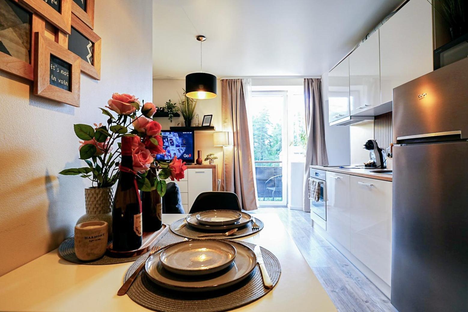 Cofy - Near-centrally Located, Quiet District, Air-conditioning, Free Parking, 24-7 Express Check-in-out, Close To Nature, Everything Need For Living! * Tartu